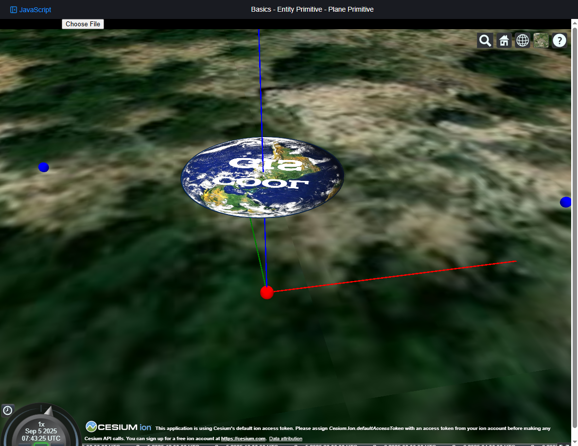 CesiumJS Samples